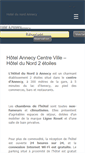 Mobile Screenshot of annecy-hotel-du-nord.com